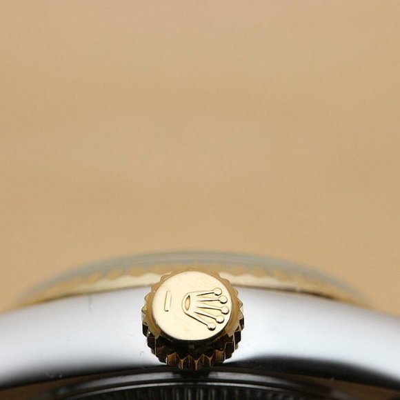 Rolex Datejust Two Tone 18k Factory Ladies Diamond Watch - Picture 5 of 8